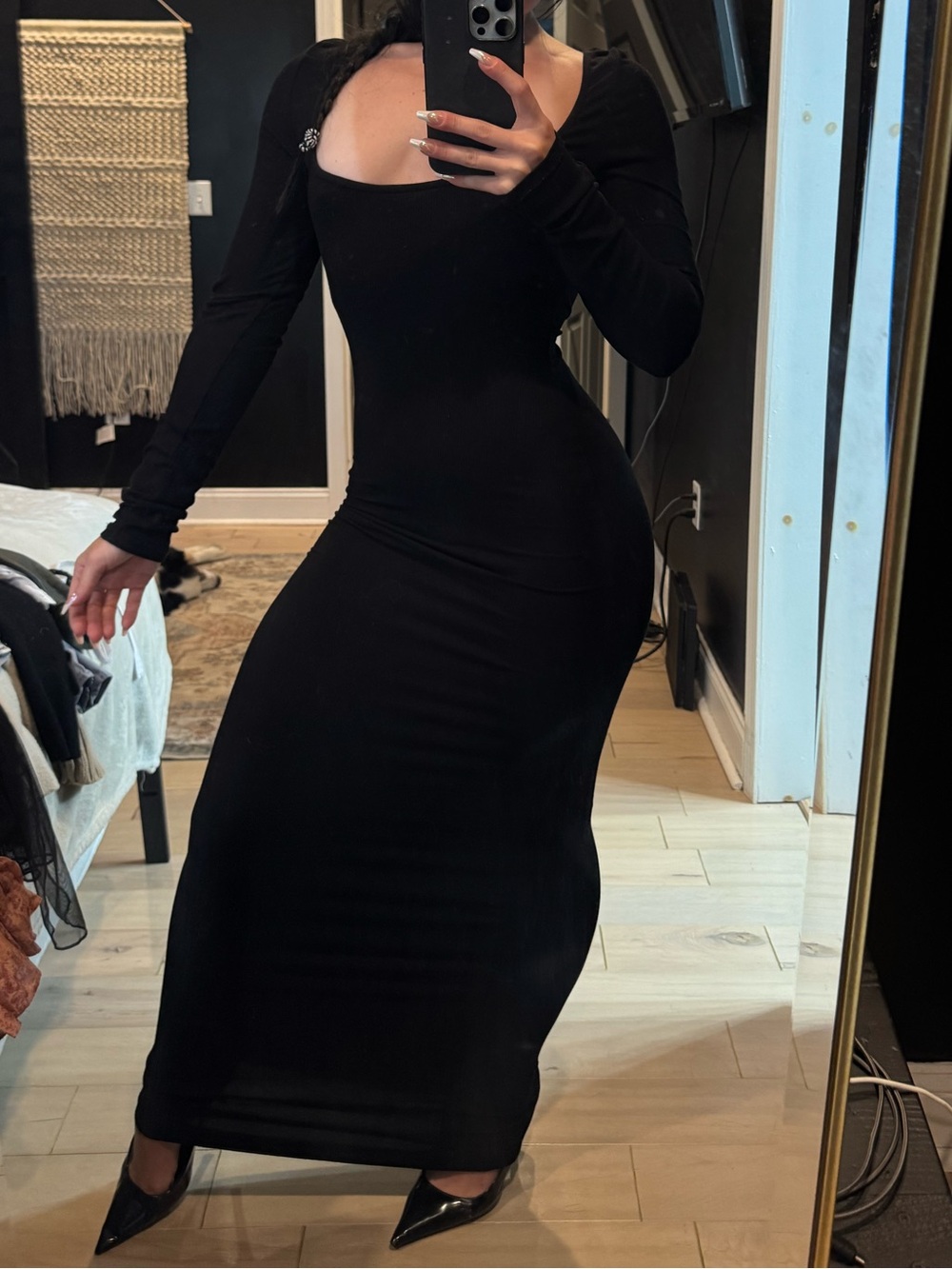 SKIMS Fits Everybody Maxi Dress